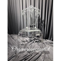 Beylerbeyi Şeffaf Düğün Sandalyesi ( 2 Adet )